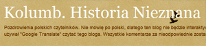 Kolumb Historia Nieznana Blog